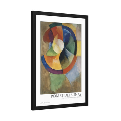 Formes circulaires, Soleil N.2 (1912-13) by Robert Delaunay / Affiche Encadrée série ART's Collection