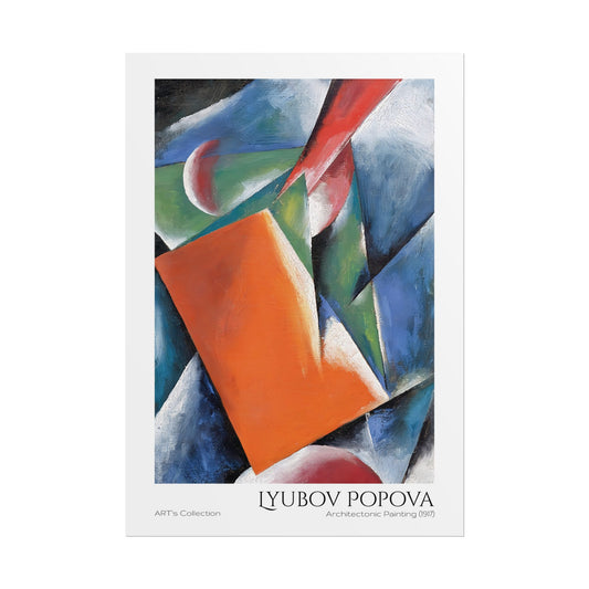 Architectonic Painting (1917) by Lyubov Popova / Affiche imprimée - Série ART's Collection