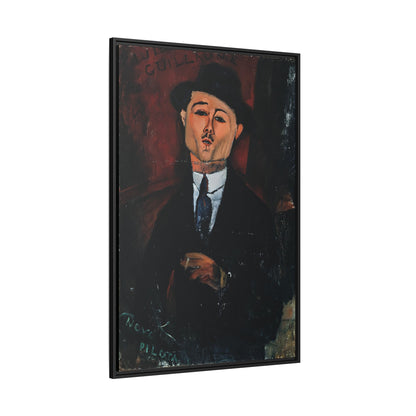 Paul Guillaume, Novo Pilota (1915) by Amedeo Modigliani / Toile encadrée sur caisse américaine