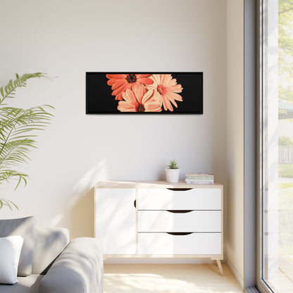 Collection Signature "FLORAL Numéro 6" sur Toile encadrée avec caisse américaine