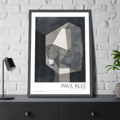 Rough-Cut Head (1935)  by Paul Klee / Affiche Encadrée série ART's Collection