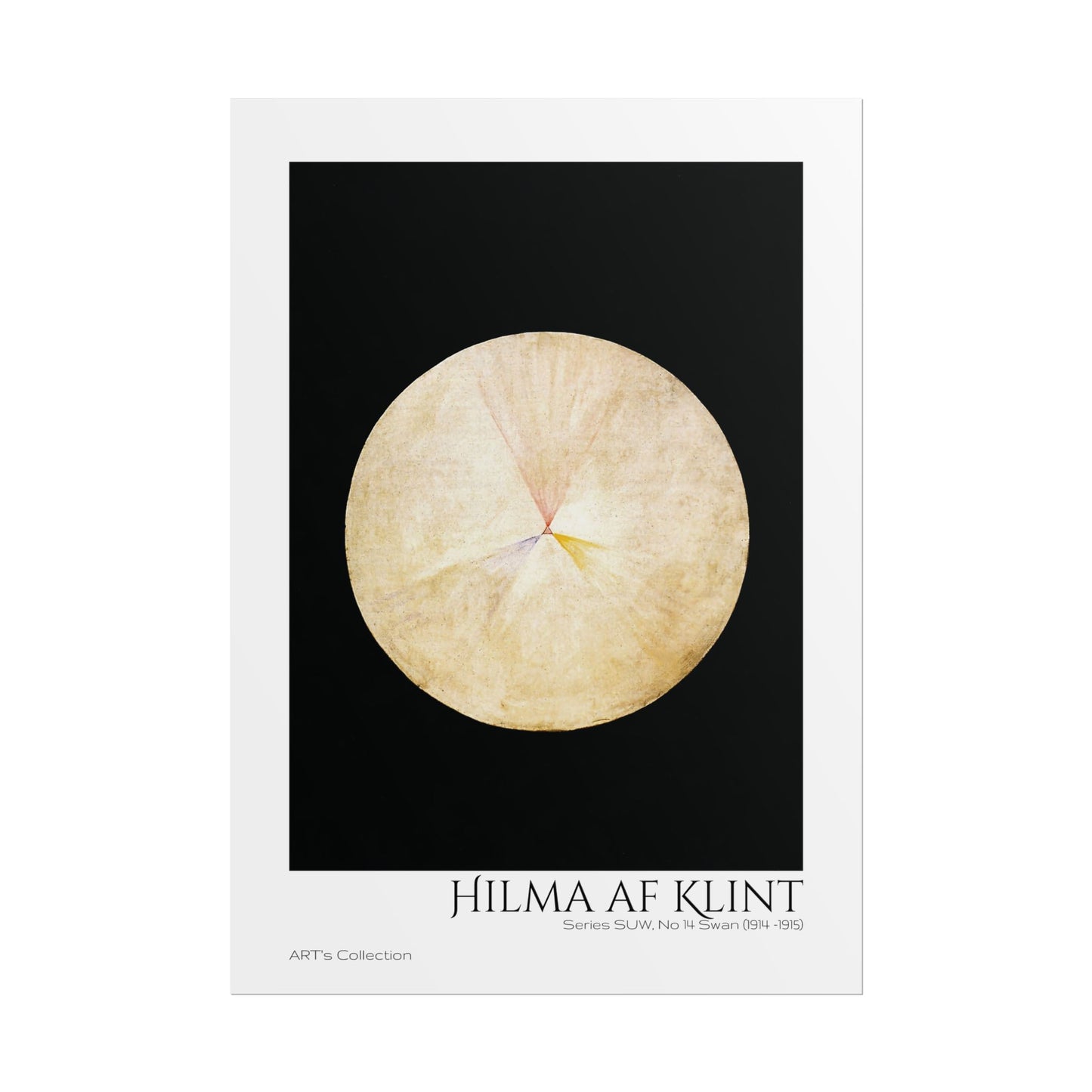 Series SUW, No 14 Swan (1914 -1915) by Hilma af Klint  / Affiche imprimée - Série ART's Collection