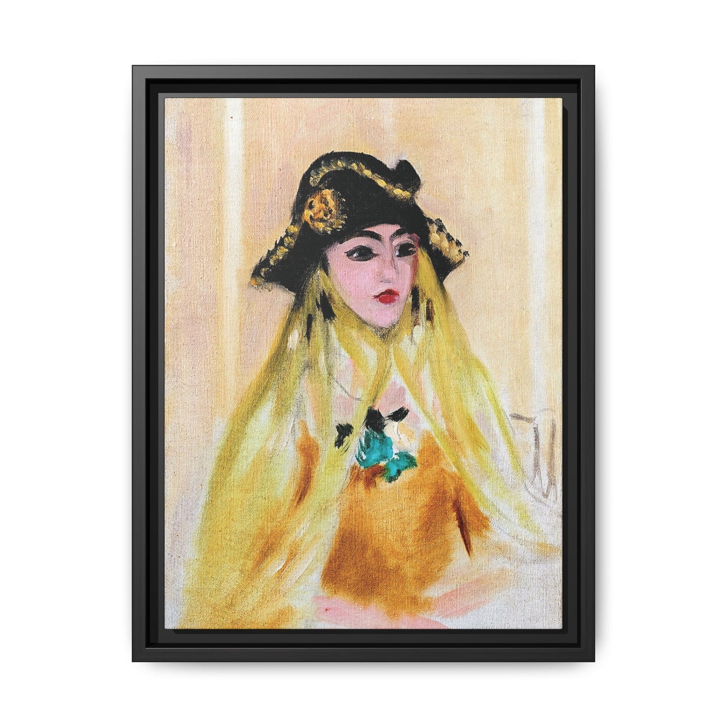 Ancilla (1921) by Henri Matisse / Toile encadrée sur caisse américaine