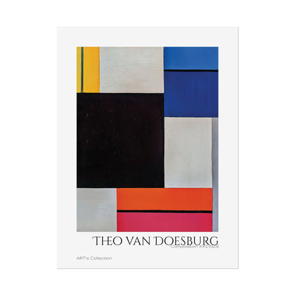 Composition XXI (1923) by Theo van Doesburg  / Affiche imprimée - Série ART's Collection