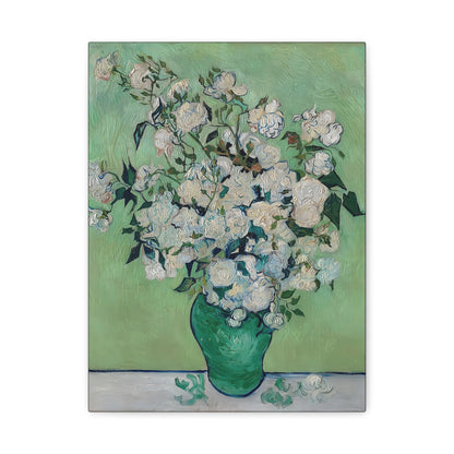 Roses (1890) by Vincent van Gogh  / Reproduction Fine Art sur Toile / Epaisseur 3,2cm - 1'25 po