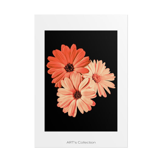 Collection Signature "FLORAL Numéro 6" sur Affiche imprimée - Série ART's Collection