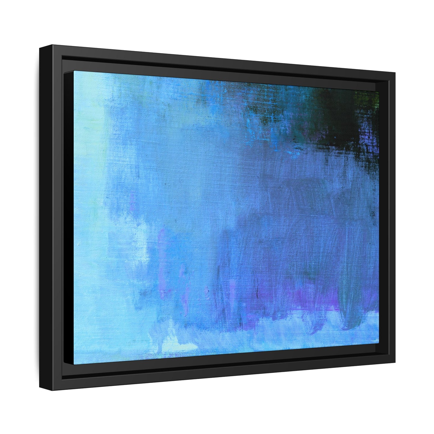 Tableau Contemporain Azuréen "Série Sign Collections" / Toile encadrée sur caisse américaine