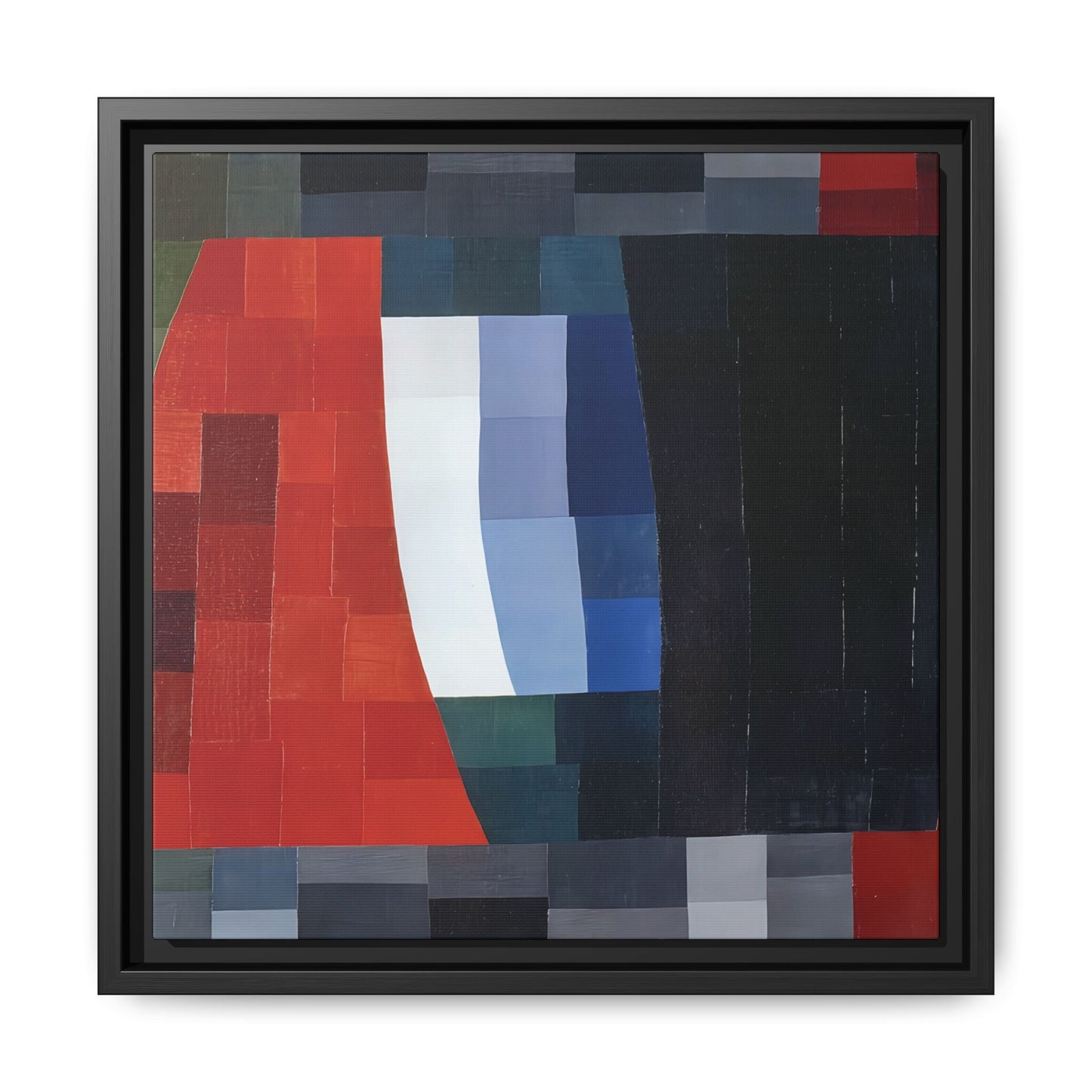 My Sky is Red (1933)  by Otto Freundlich / Toile encadrée sur caisse américaine