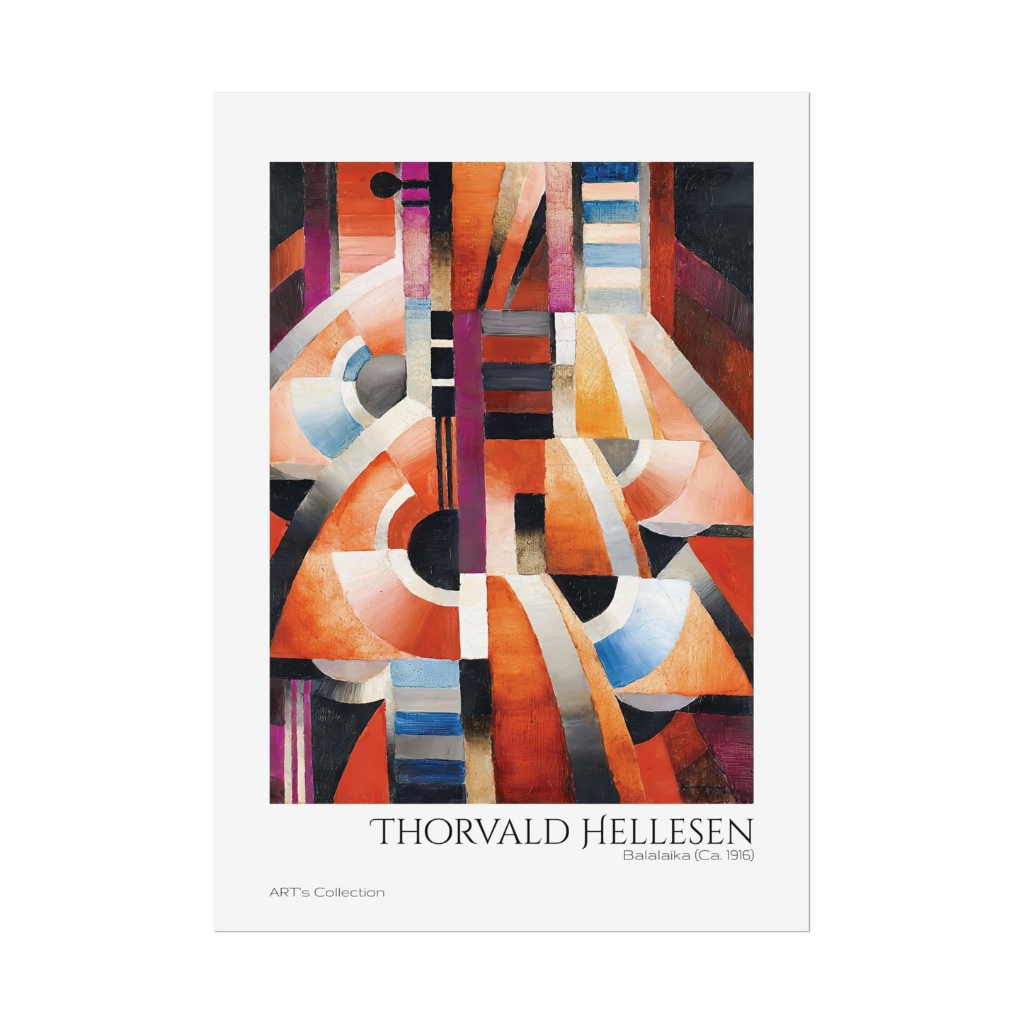 Balalaika (Ca. 1916) by Thorvald Hellesen / Affiche imprimée - Série ART's Collection