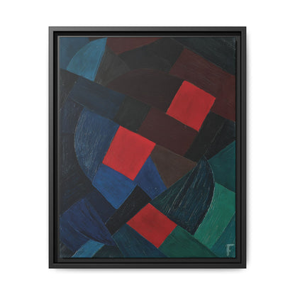 Komposition (1935-1936) by Otto Freundlich   / Toile encadrée sur caisse américaine