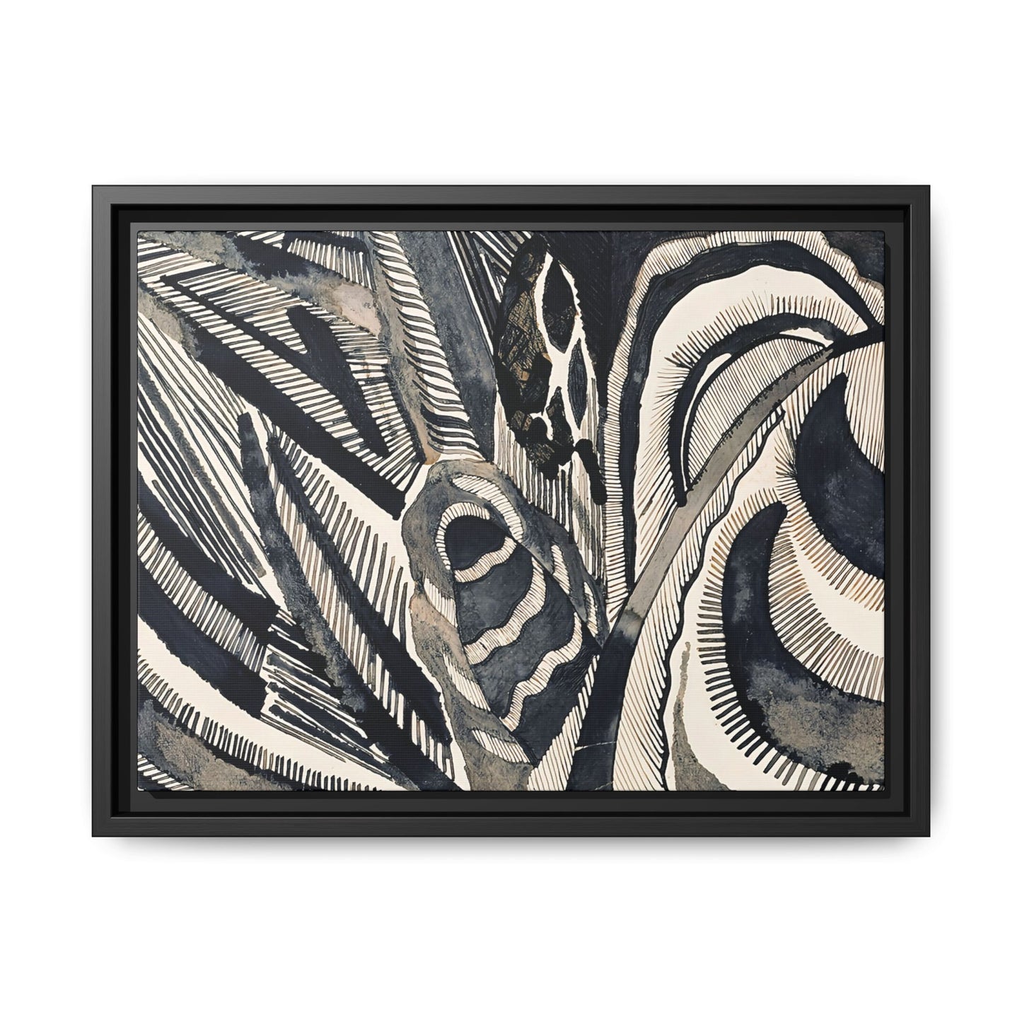 Landschaft (1918)  by Otto Freundlich / Toile encadrée sur caisse américaine