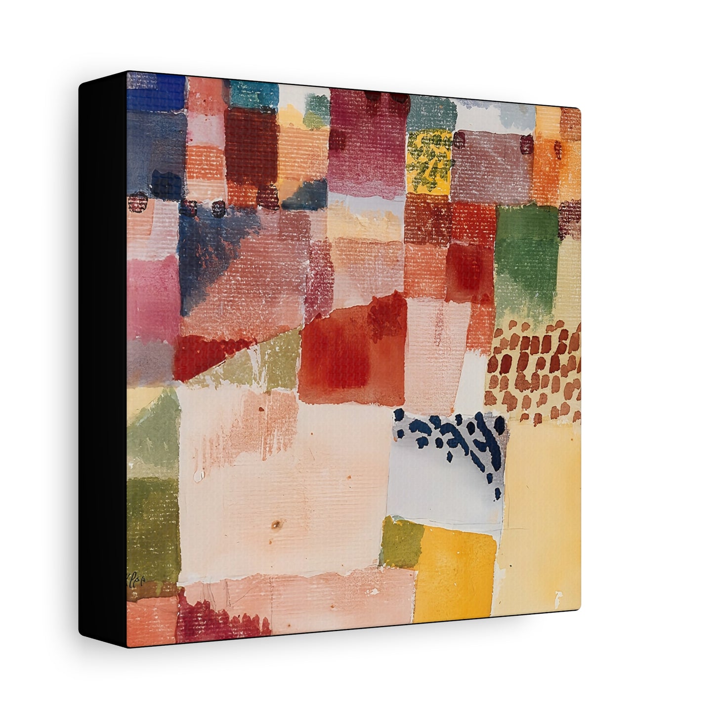 Motif from Hammamet (1914) by Paul Klee  / Reproduction Fine Art sur Toile / Epaisseur 3,2cm - 1'25 po