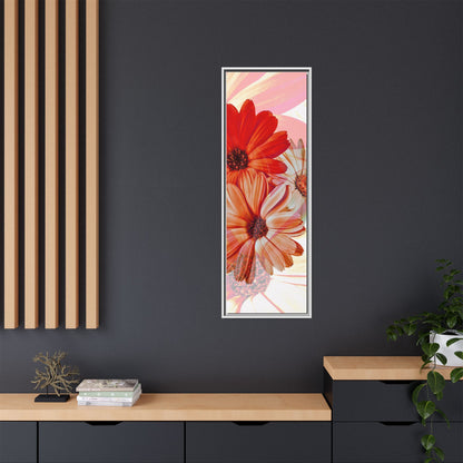 Collection Signature "FLORAL Numéro 18" sur Toile encadrée avec caisse américaine