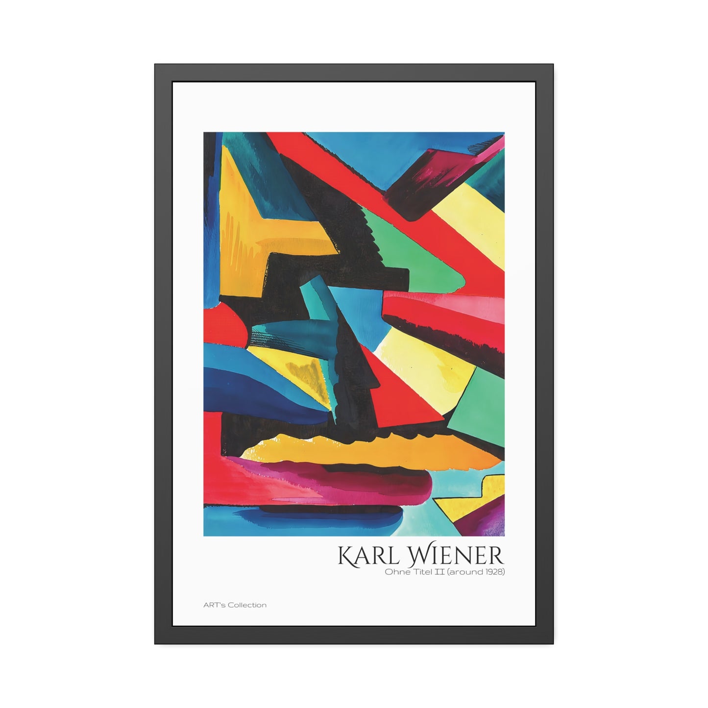 Ohne Titel II (around 1928) by Karl Wiener / Affiche Encadrée série ART's Collection