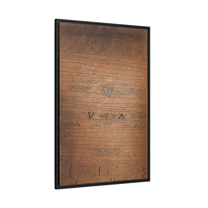 Inscription (1921) by Paul Klee / Toile encadrée sur caisse américaine
