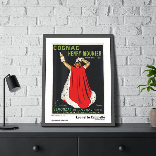 Cognac Henry Mounier (ca. 1910) by Leonetto Cappiello / Affiche Encadrée Série Vintage Ads Collection