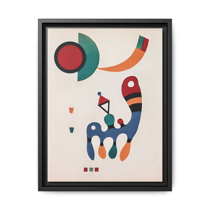 11 Tableaux et 7 Poèmes (1945) by Wassily Kandinsky / Toile encadrée sur caisse américaine