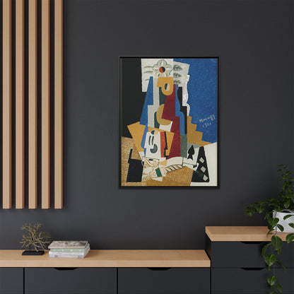 Nature Morte à L'as De Pique by Louis Marcoussis / Toile encadrée sur caisse américaine