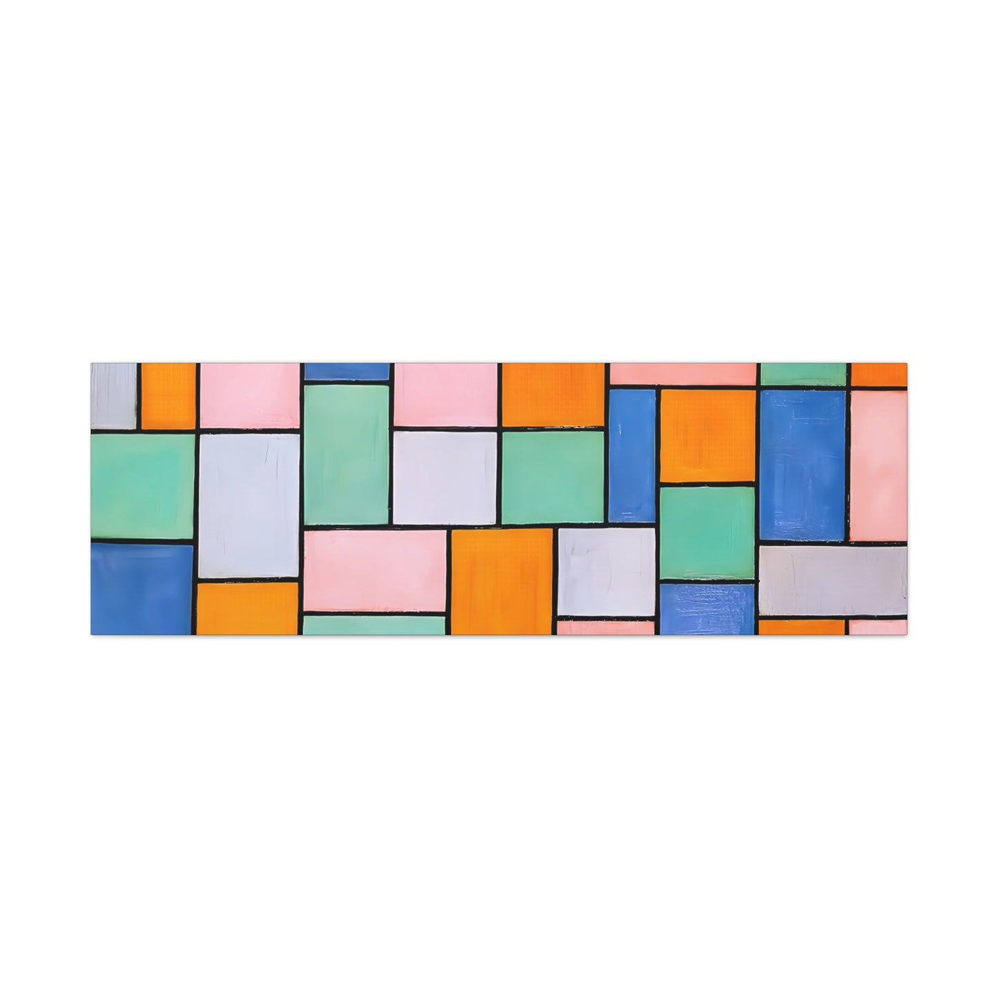 Composition in dissonances (1919) by Theo van Doesburg  / Reproduction Fine Art sur Toile / Epaisseur 3.2 cm - 1.25 inch