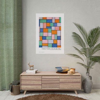 Composition in dissonances (1919) by Theo van Doesburg  / Affiche imprimée - Série ART's Collection