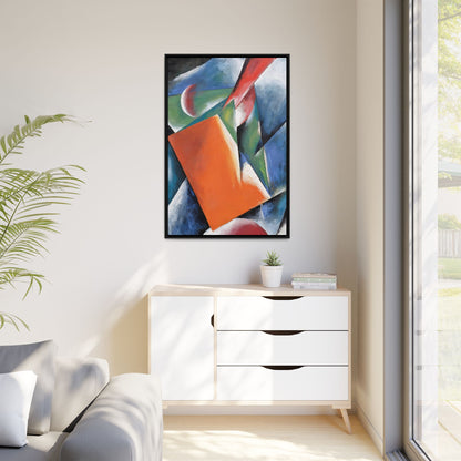 Architectonic Painting (1917) by Lyubov Popova / Toile encadrée sur caisse américaine