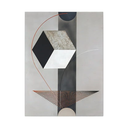 Proun 99 (ca. 1923-1925) by El Lissitzky / Reproduction Fine Art sur Toile /  Epaisseur 3.2 cm - 1.25 inch