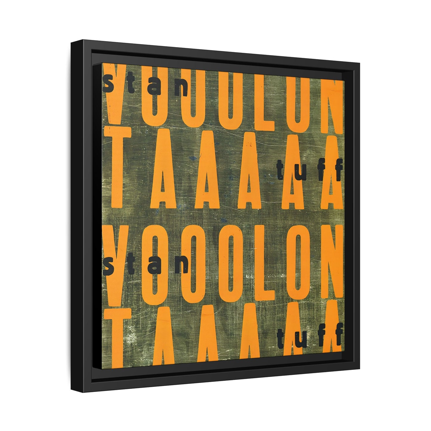 Parole in liberta - futuriste olfattive tattili-termiche Pl. 10 (1932) by Filippo Tommaso / Toile encadrée sur caisse américaine