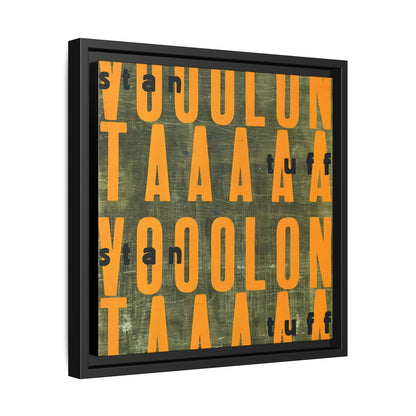 Parole in liberta - futuriste olfattive tattili-termiche Pl. 10 (1932) by Filippo Tommaso / Toile encadrée sur caisse américaine