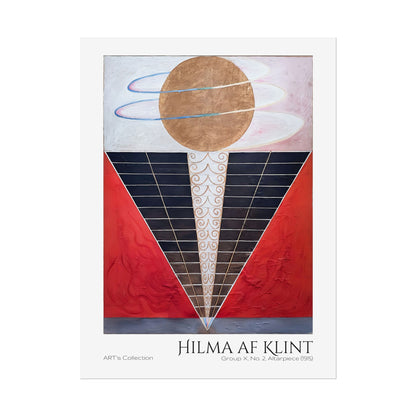 Group X No 2 Altarpiece (1915) by Hilma af Klint  / Affiche imprimée - Série ART's Collection