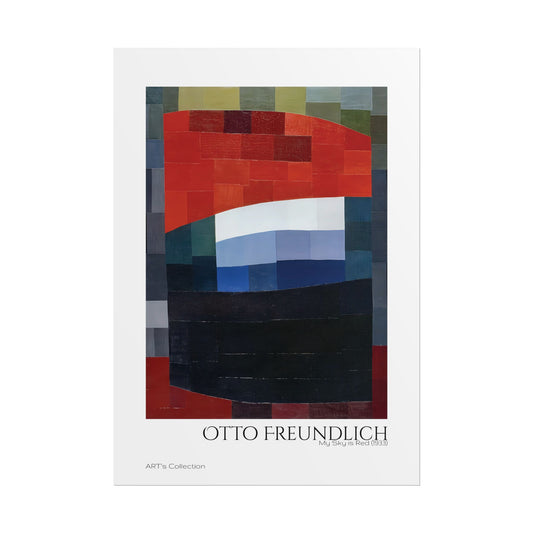 My Sky is Red (1933) by Otto Freundlich / Affiche imprimée - Série ART's Collection