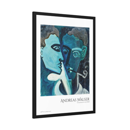 Doppelportrait (1928) by Andreas Walser  / Affiche Encadrée série ART's Collection