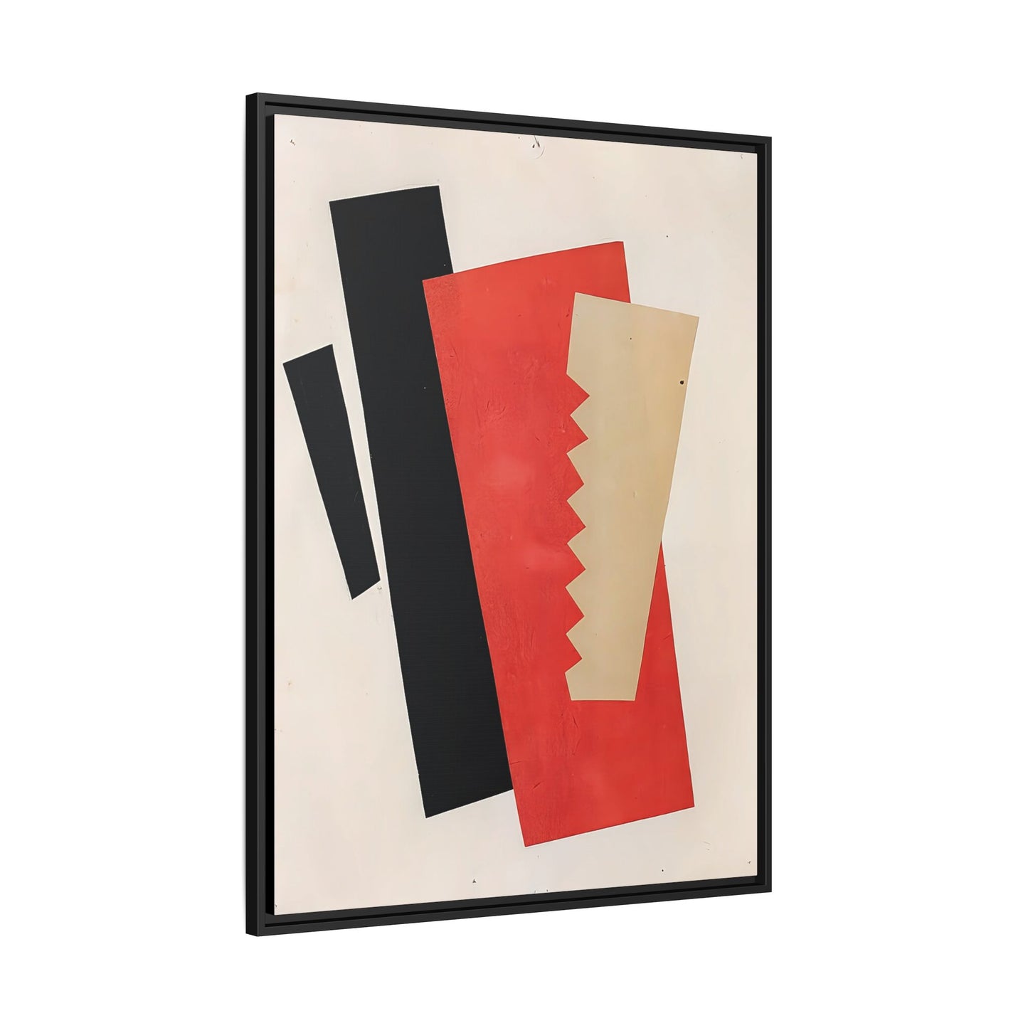 Composition Red-Black-Gold (1920) by El Lissitzky / Toile encadrée sur caisse américaine