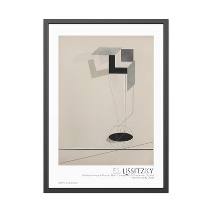 Kestnermappe Proun, Rob. Levnis and Chapman GmbH Hannover #2 (1923) by El Lissitzky / Affiche Encadrée série ART's Collection