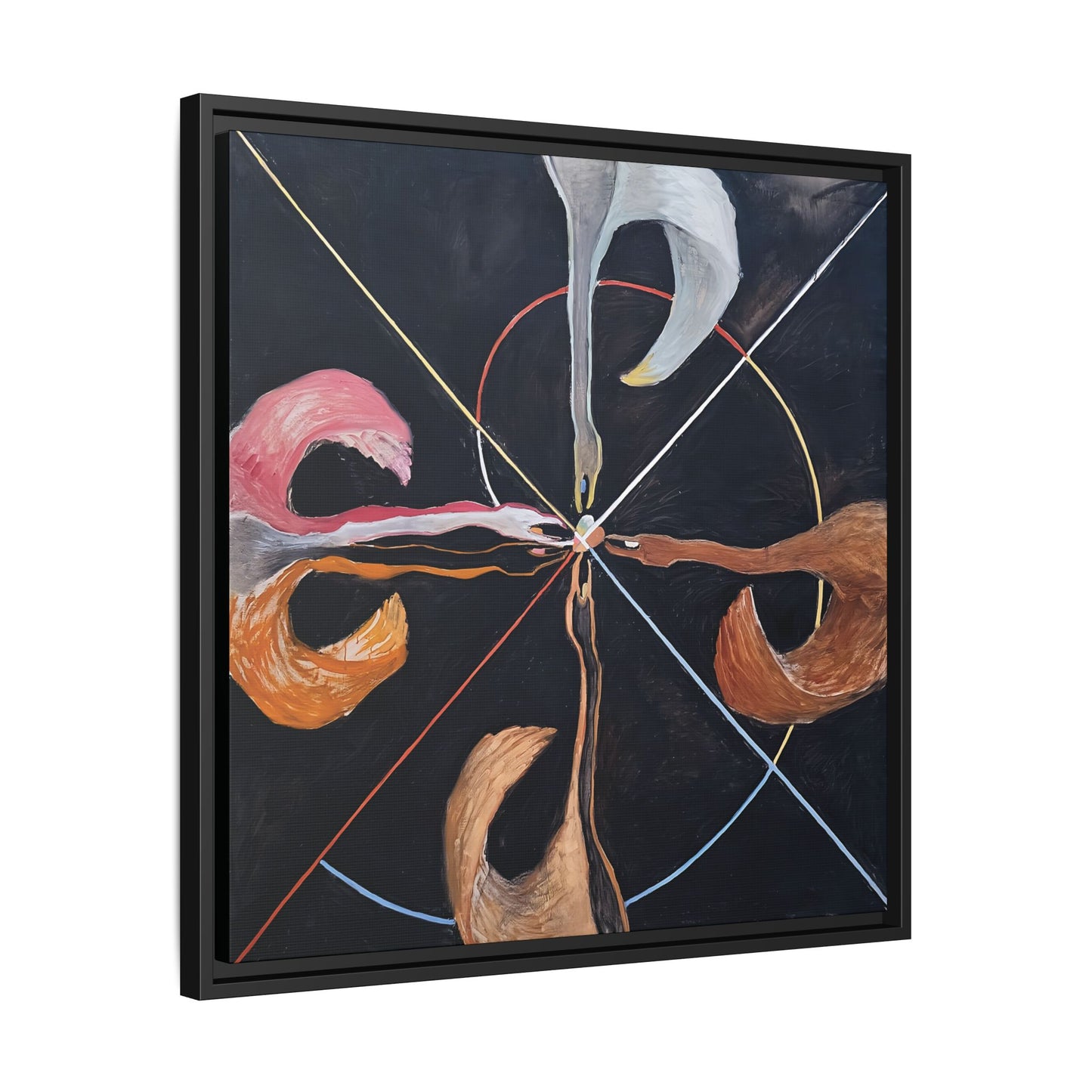 Group IX SUW, The Swan No. 7 (1915) by Hilma af Klint   / Toile encadrée sur caisse américaine