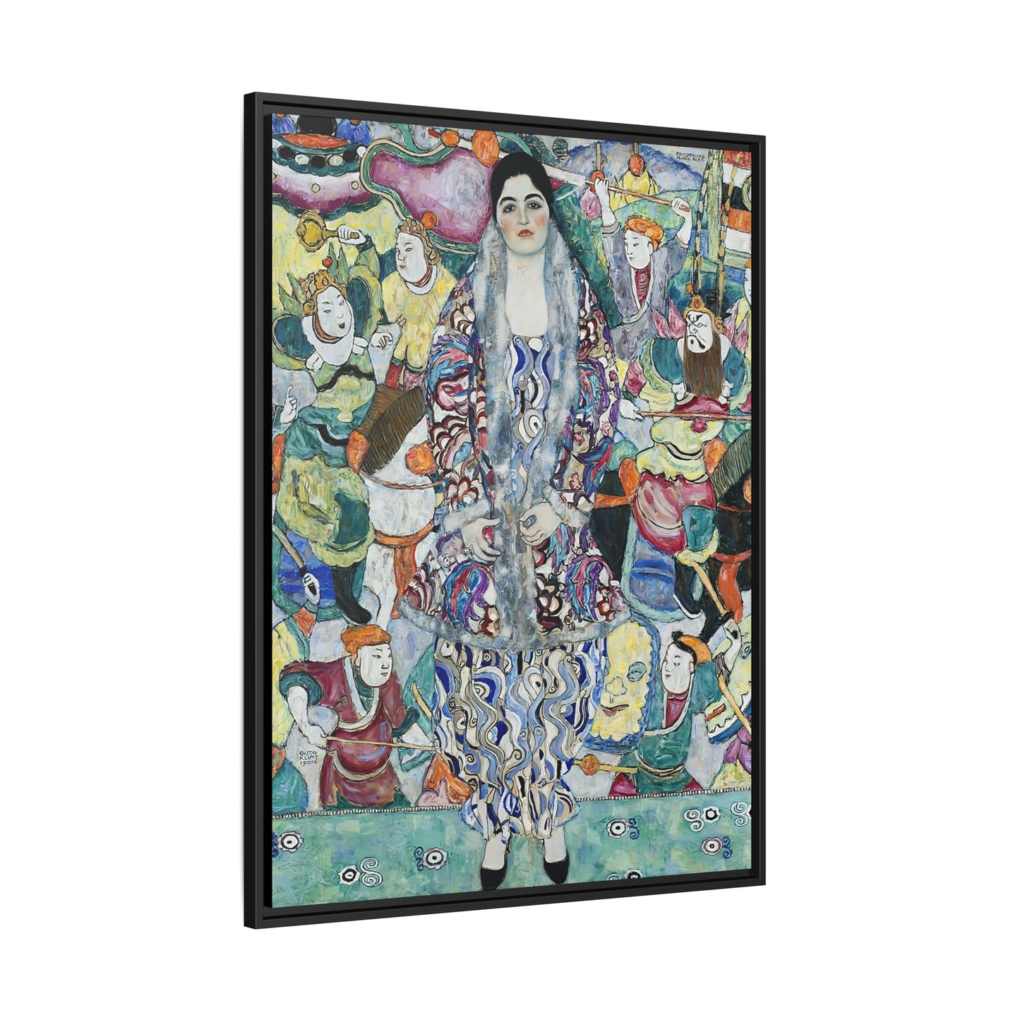 Portrait of Friederike Maria Beer (1916) by Gustav Klimt  / Toile encadrée sur caisse américaine