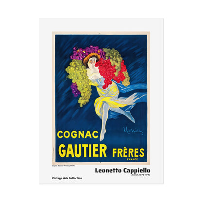 Cognac Gautier Frères (1907) by Leonetto Cappiello / Affiche imprimée - Série Vintage Ads Collection