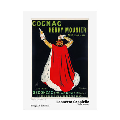Cognac Henry Mounier (ca. 1910) by Leonetto Cappiello / Affiche imprimée - Série Vintage Ads Collection
