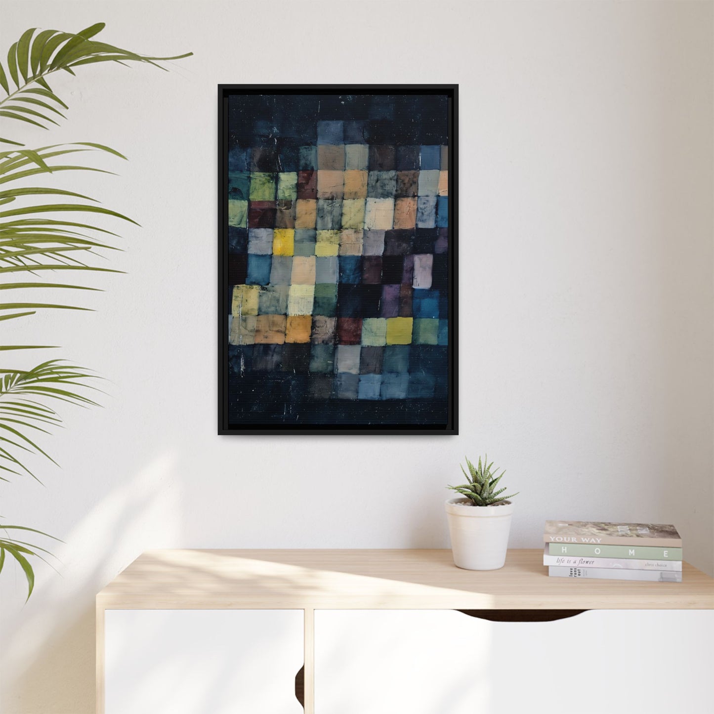 Old sound (1925) ) by Paul Klee  / Toile encadrée sur caisse américaine
