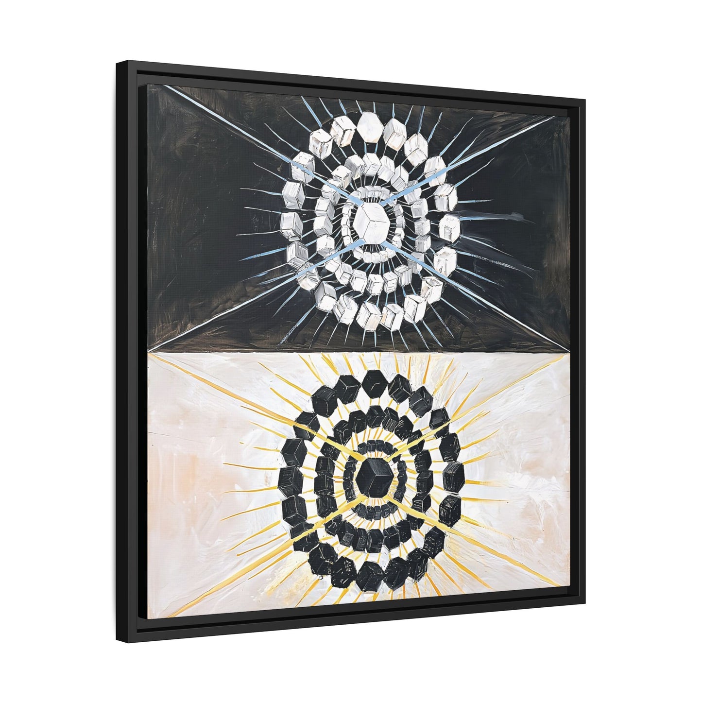 Group IX,SUW No. 8, The Swan, No. 8 (1915) by Hilma af Klint   / Toile encadrée sur caisse américaine