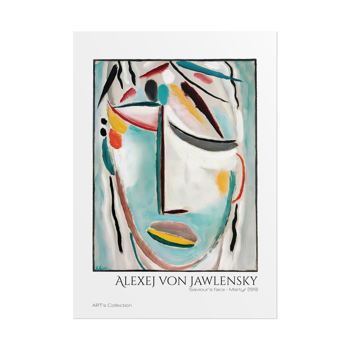 Saviour's face - Martyr (1919) by Alexej von Jawlensky  / Affiche imprimée - Série ART's Collection