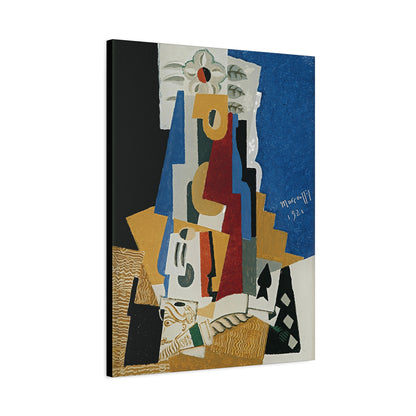 Nature Morte à L'as De Pique by Louis Marcoussis  / Reproduction Fine Art sur Toile /  Epaisseur 3.2 cm - 1.25 inch