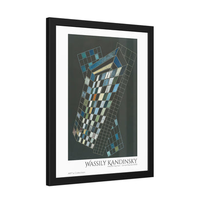 Kleine Flächen - Small Planes (1936) by Wassily Kandinsky / Affiche Encadrée série ART's Collection