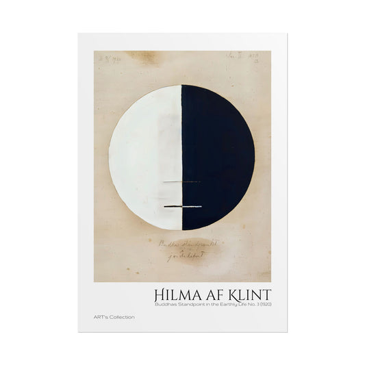 Buddhas Standpoint in the Earthly Life No. 3 (1920) by Hilma af Klint  / Affiche imprimée - Série ART's Collection