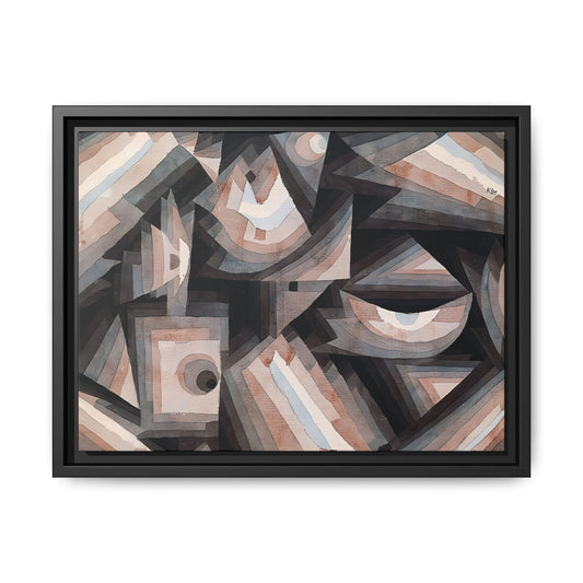 Crystal gradation (1922) by Paul Klee / Toile encadrée sur caisse américaine
