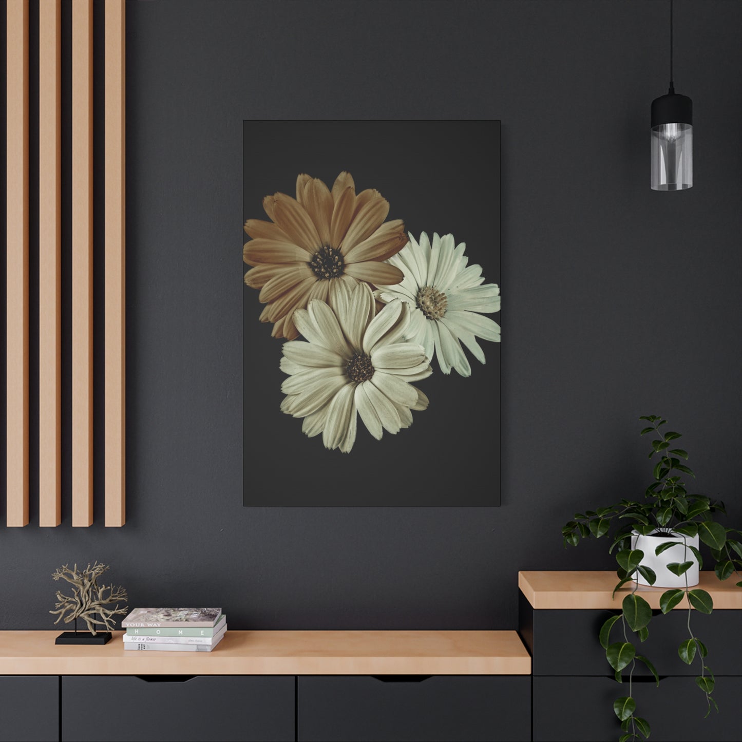 Collection Signature "FLORAL Numéro 3" sur Toile Fine Art sur Toile / Epaisseur 3,2cm - 1'25 po