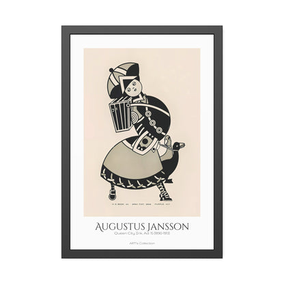 Queen City Ink, Ad. 15 (1890-1913) by Augustus Jansson  / Affiche Encadrée série ART's Collection