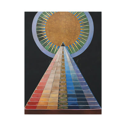 Altarpiece No. 1 Group X (1915) by Hilma af Klint / Reproduction Fine Art sur Toile /  Epaisseur 3.2 cm - 1.25 inch