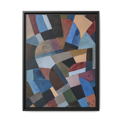 Composition by Otto Freundlich   / Toile encadrée sur caisse américaine