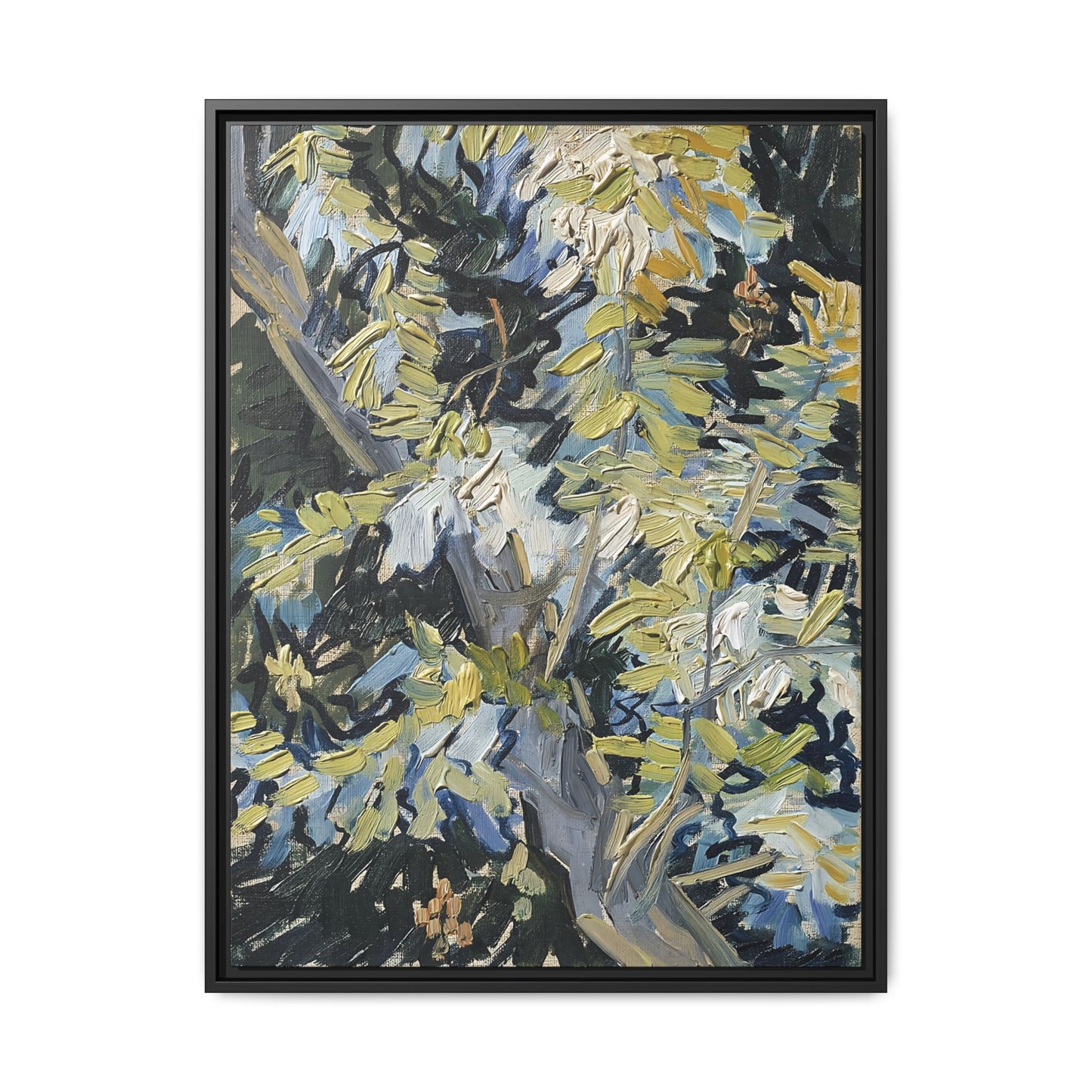 Acacia in Flowers by Vincent van Gogh / Toile encadrée sur caisse américaine
