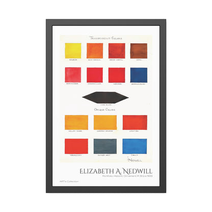 Portfolio, Historic Ornament Pl 39 (ca 1900) by Elizabeth A. Nedwill / Affiche Encadrée série ART's Collection